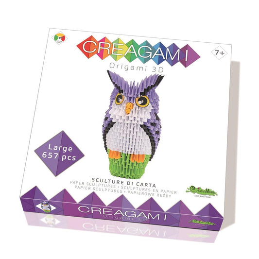 Creagami Origami 3D Hibou 657 pièces