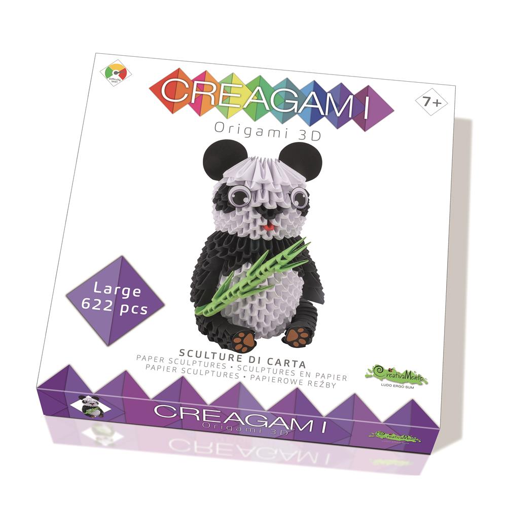 Creagami Origami 3D Panda 622 Teile