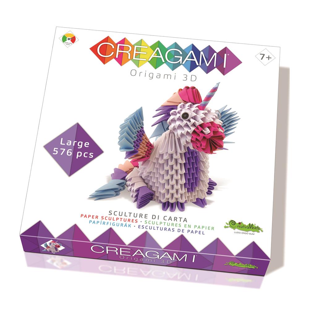 Creagami Origami 3D Unicorn 576 pieces