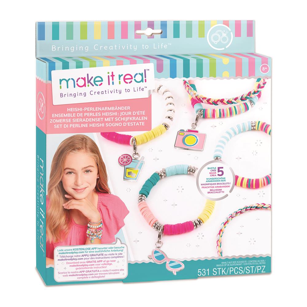 Make it Real Heishi Bead Bracelets