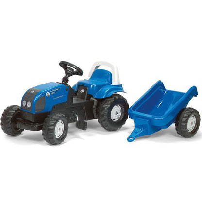 RollyToys Kid tracteur à pédales Landini avec remorque