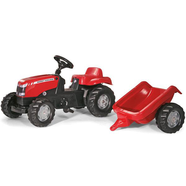 RollyToys Kid Massey Ferguson avec remorque