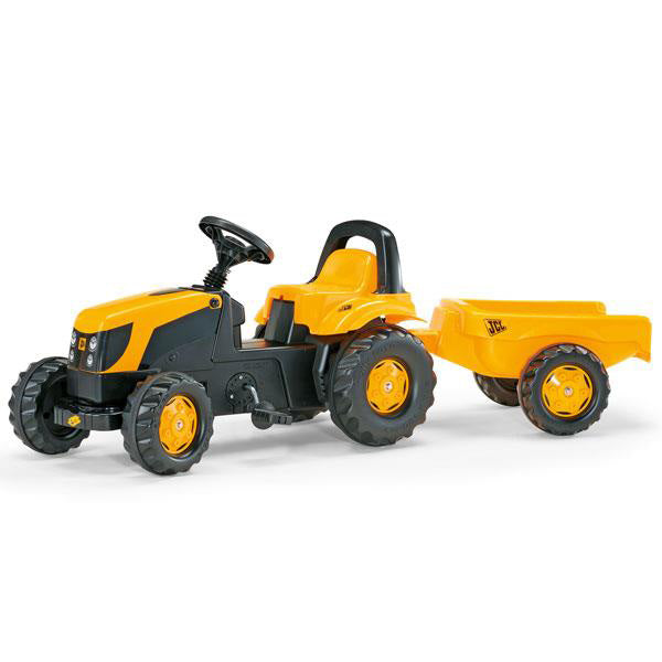 RollyToys Kid Trettraktor JCB mit Anhänger