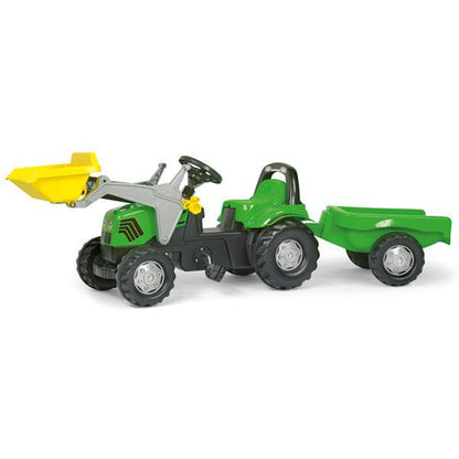 RollyToys Kid Deutz-Fahr avec remorque et chargeur