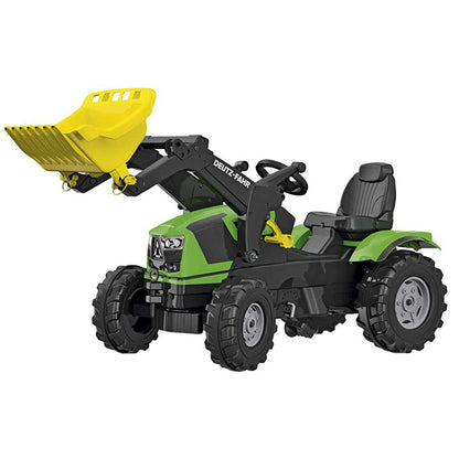 Tracteur à pédales RollyToys Farmtrac Deutz-Fahr 5120 avec chargeur frontal