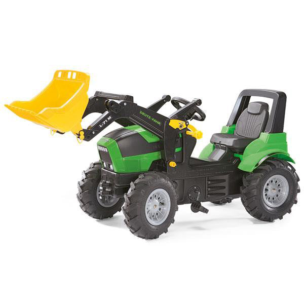 RollyToys Farmtrac Premium Deutz-Fahr Agrotron avec chargeur frontal et pneus pneumatiques