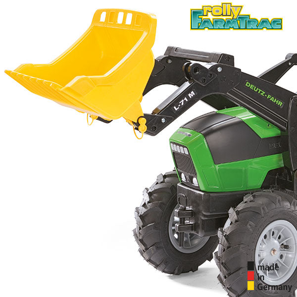 RollyToys Farmtrac Premium Deutz-Fahr Agrotron avec chargeur frontal et pneus pneumatiques