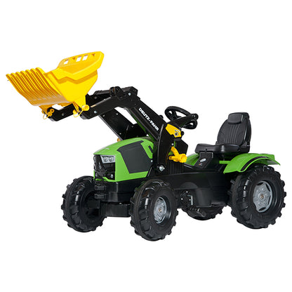 Tracteur à pédales RollyToys Farmtrac Deutz-Fahr 5120 avec chargeur frontal