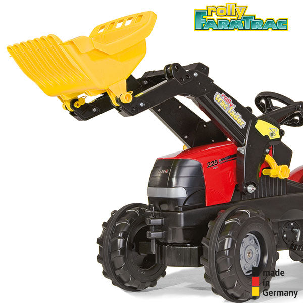 Tracteur à pédales RollyToys Farmtrac Case Puma CVX 225 avec chargeur frontal