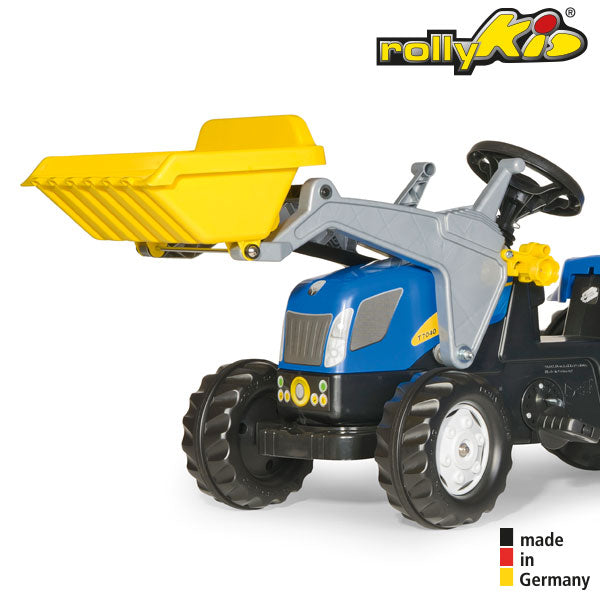 RollyToys Kid New Holland T7040 Remorque et chargeur