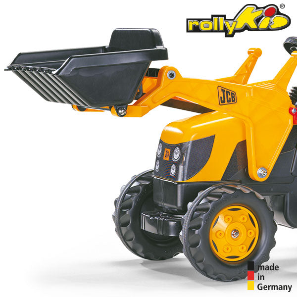 RollyToys Kid tracteur à pédales JCB, remorque et chargeur