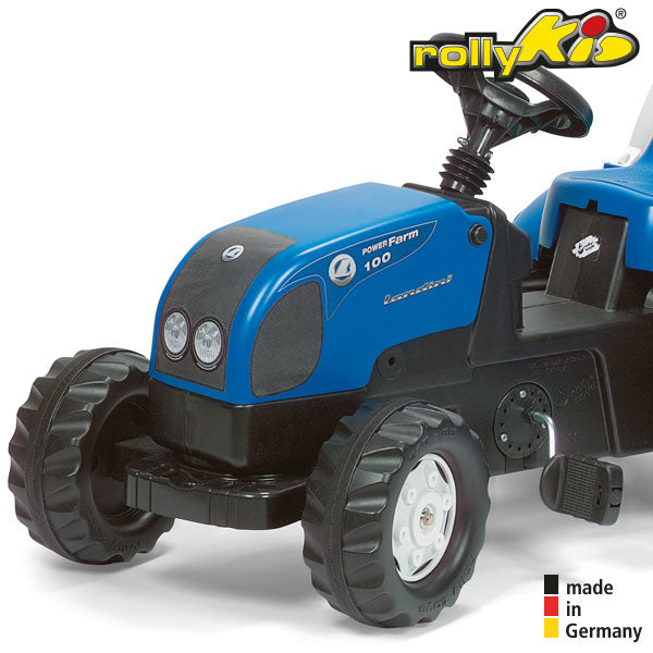 RollyToys Kid tracteur à pédales Landini avec remorque