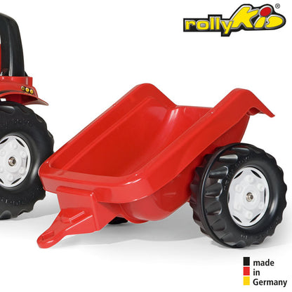 RollyToys Kid tracteur à pédales Valtra avec remorque