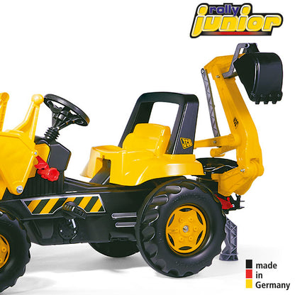 RollyToys Junior Trettraktor JCB mit Frontlader & Heckbagger