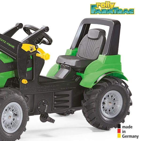 RollyToys Farmtrac Premium Deutz-Fahr Agrotron avec chargeur frontal et pneus pneumatiques