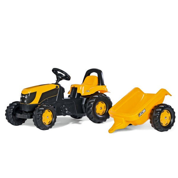 RollyToys Kid Trettraktor JCB mit Anhänger