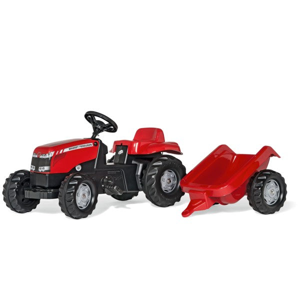 RollyToys Kid Massey Ferguson avec remorque