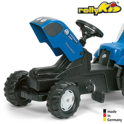 RollyToys Kid tracteur à pédales Landini avec remorque