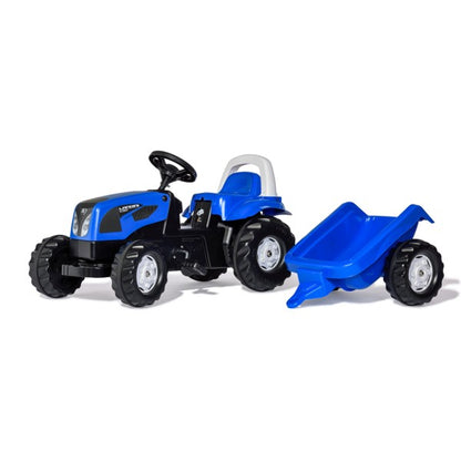 RollyToys Kid tracteur à pédales Landini avec remorque