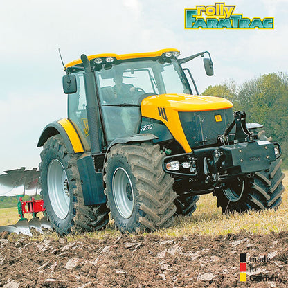 Tracteur à pédales RollyToys Farmtrac JCB 8250 avec chargeur frontal