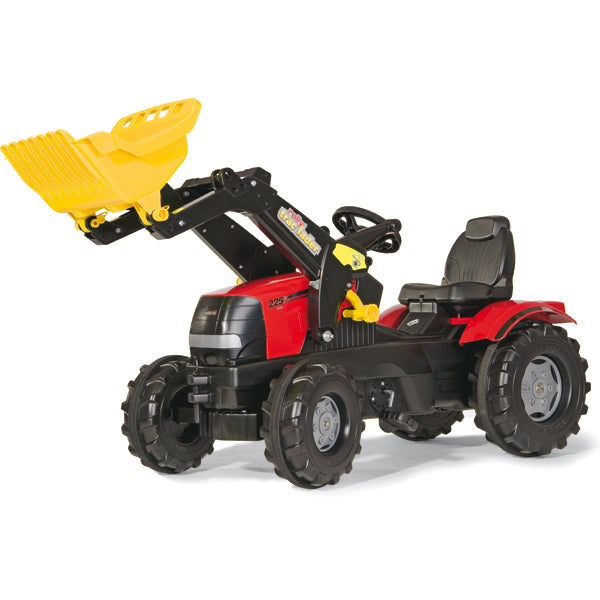 Tracteur à pédales RollyToys Farmtrac Case Puma CVX 225 avec chargeur frontal