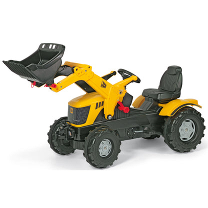 Tracteur à pédales RollyToys Farmtrac JCB 8250 avec chargeur frontal