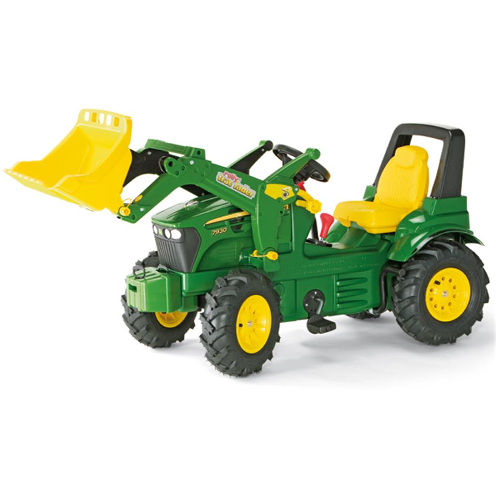 RollyToys Farmtrac Premium John Deere 7930 mit Schaltung, Bremse, Lader & Luftreifen