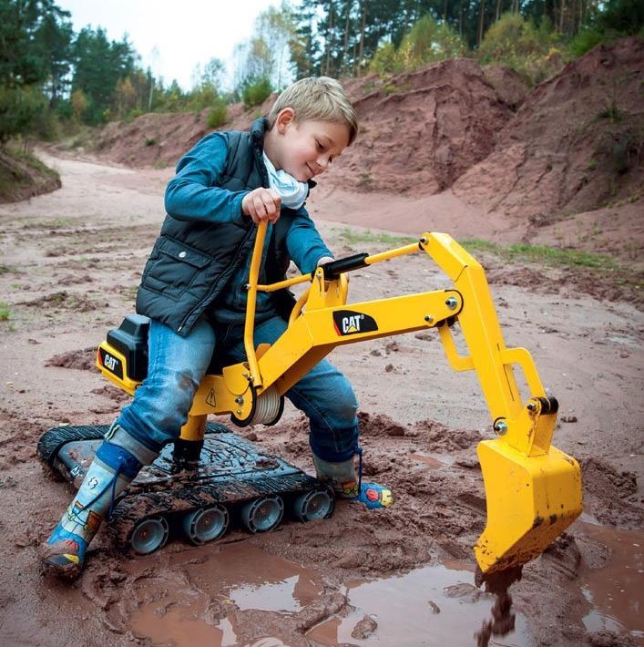 RollyToys Digger CAT Metal