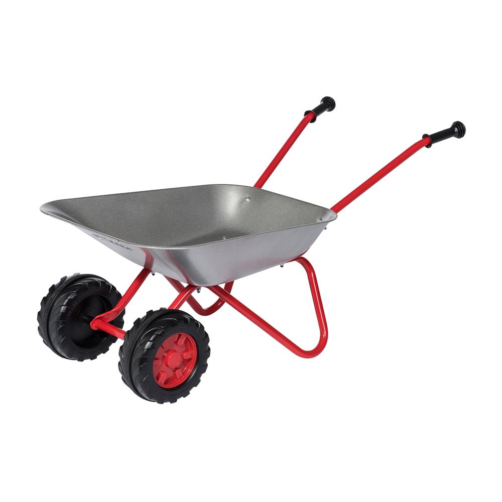 Rolly Toys metal wheelbarrow with double wheel