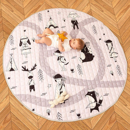 * Hakuna Mat quilted playmat, Little Explorers, Ø 1.5 m