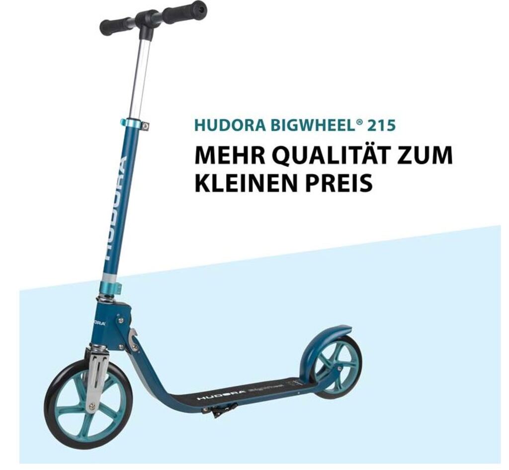 Hudora BigWheel® 215 Scooter, azure blue