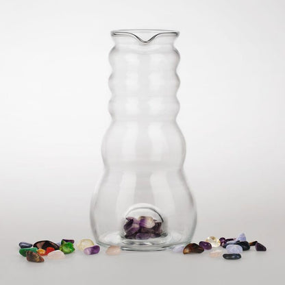 Cadus water jug ​​1 litre, gemstones