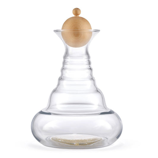 Carafe Alladin Pinus Cembra 1,3 litres, fleur de vie or