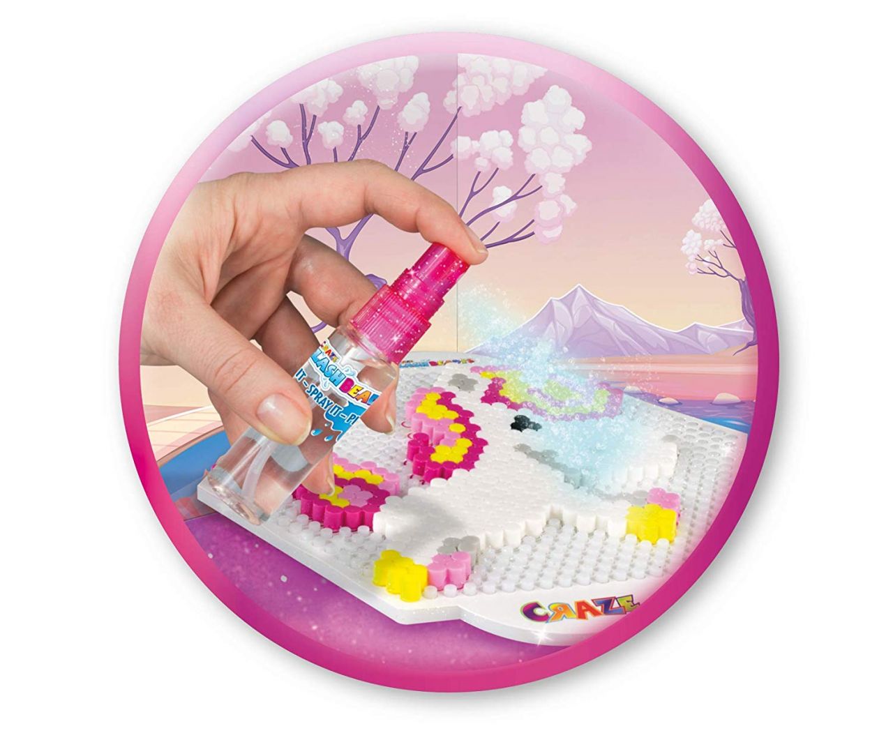 Craze Splash Beadys - Ensemble de jeu Licorne