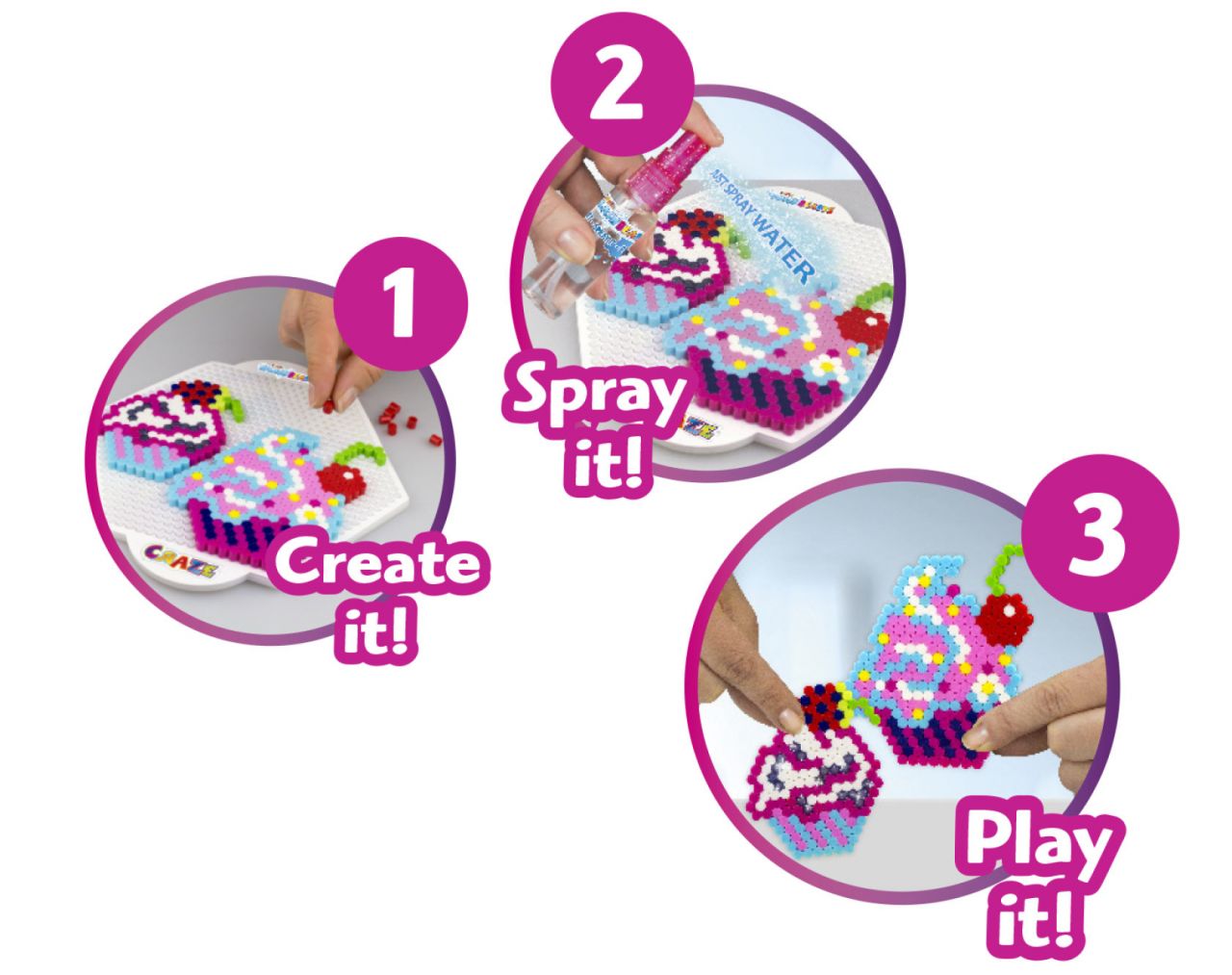 Craze Splash Beadys Recharge Set Filles