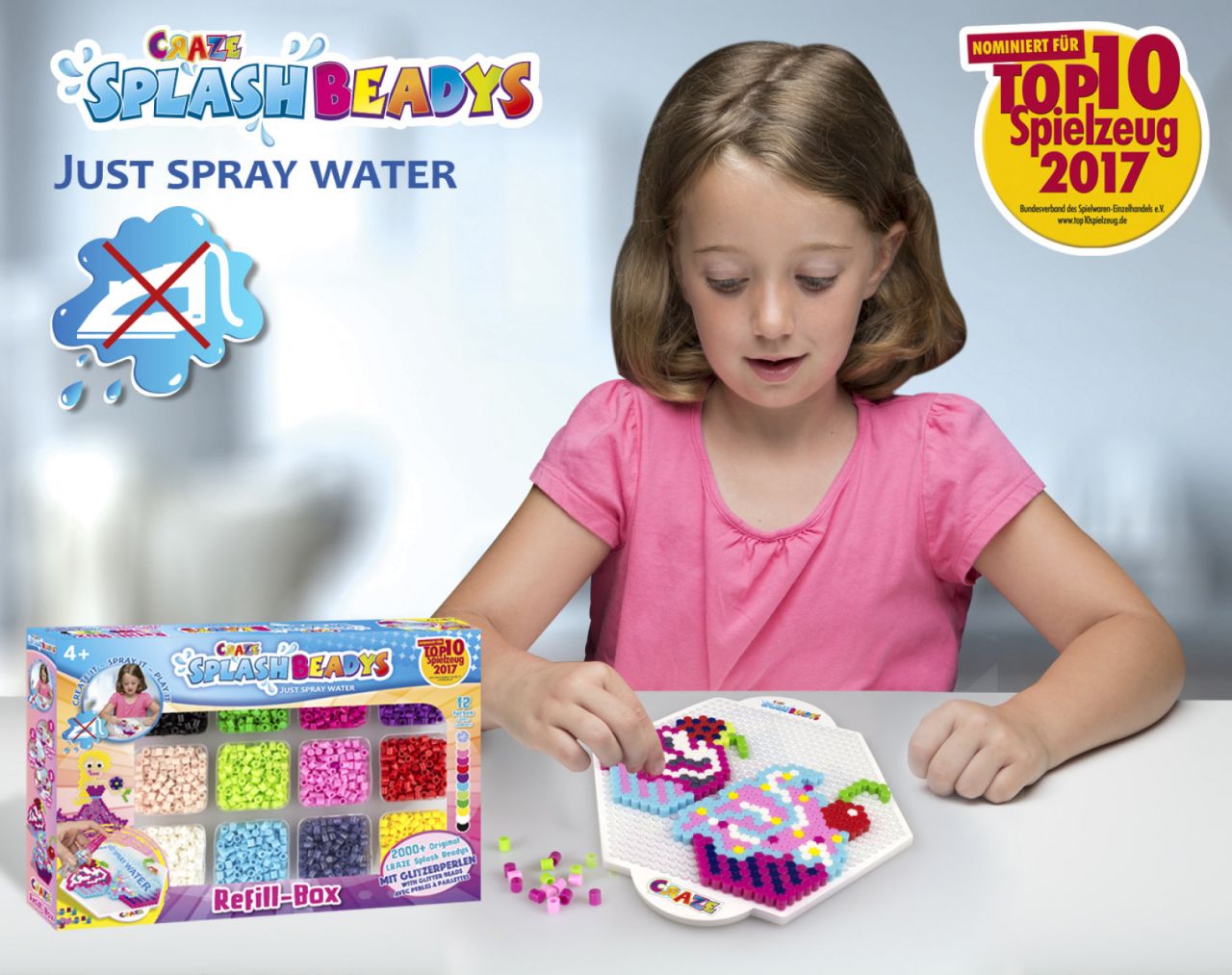 Craze Splash Beadys Recharge Set Filles