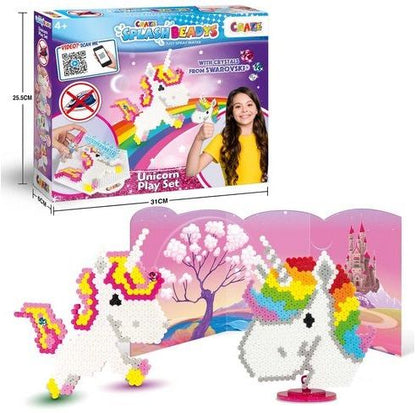 Craze Splash Beadys - Ensemble de jeu Licorne