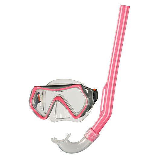 Beco PULA children's snorkeling set, 4+, pink