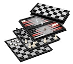 Philos Chess Backgammon Checkers Set - Field 37 mm