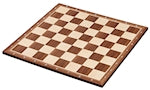 Philos chessboard - Copenhagen - field 50 mm - with edge coating.