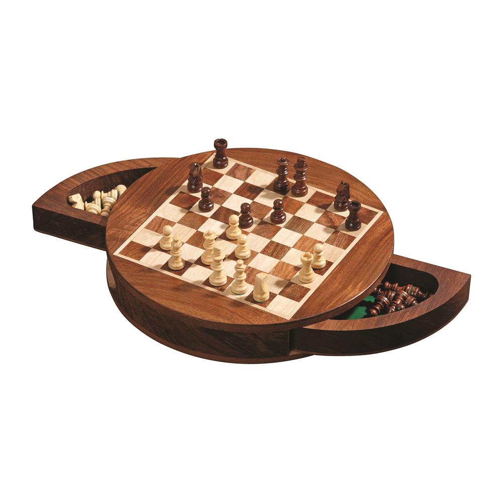 Philos chess box round, field 19 mm, magnetic