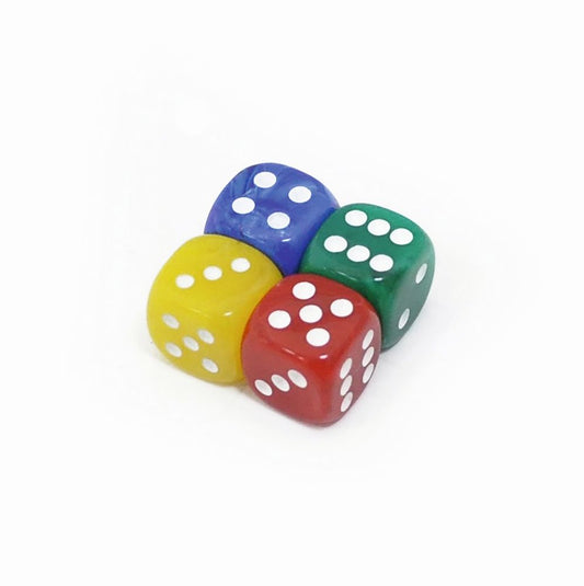 Game Company Dice Marbled 5 mm, 1000 pcs., assorted