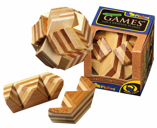 Philos ball puzzle, bamboo