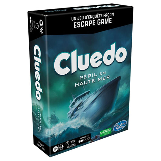 Hasbro gaming Cluedo Escape Boat, f