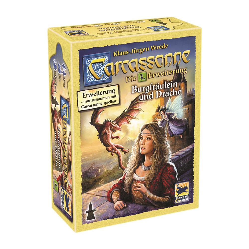 Hans in Luck Carcassonne - Demoiselle et dragon (Exp. 3)