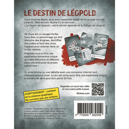 Intl Games 50 Clues: Leopold's Destiny (f)