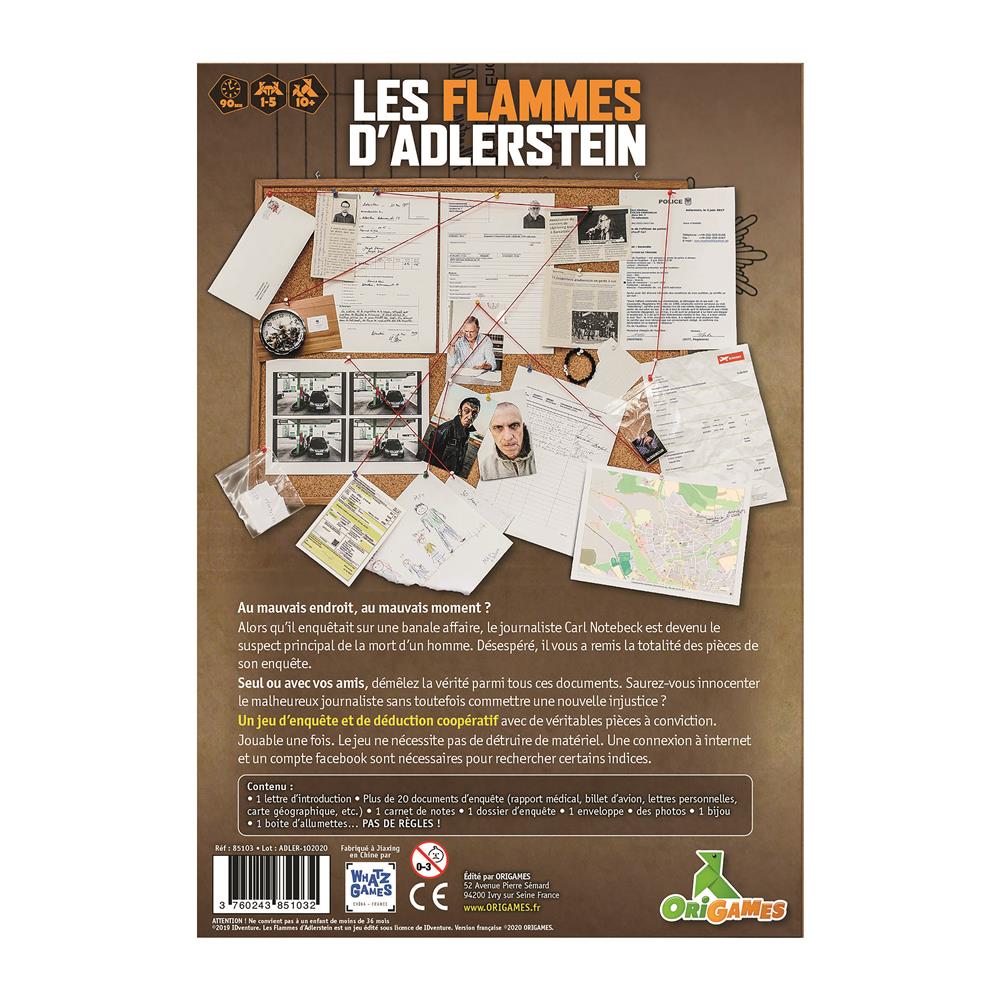 Origames Les Flammes D'Adlerstein (f)