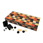 Philos Backgammon Fourni, grand, fermeture magnétique
