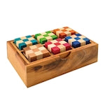 Philos Snake Dice Set, in wooden box, 6 pieces