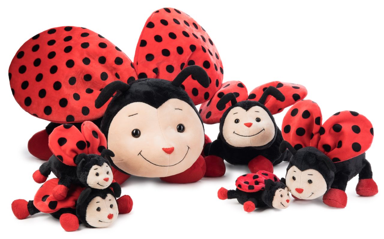 Schaffer -Plush toy ladybug "Bolle" 19m